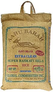 Aahu Barah Extra Clean Super Basmati Sela Rice 10 lb