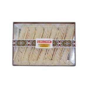 Golchin White & Saffron Rock Candy With Wood Stick 8 oz