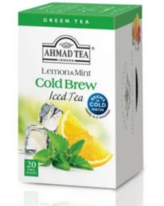 Ahmad Tea Lemon & Lime Cold Brew Iced Tea Ready in 5 Minutes 20 Bags