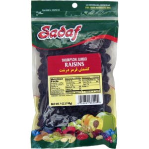 Sadaf Thompson Jumbo Raisins 7 oz