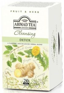 Ahmad Tea Herbal Cleansing Detox Infusion Tea Product of Sri Lanka 20 Bags