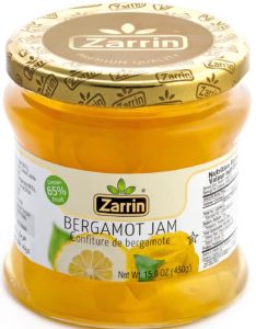 Zarrin Bergamot Jam Product of Turkey 15.9 oz