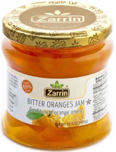 Zarrin Bitter Oranges Jam Product of Turkey 15.9 oz