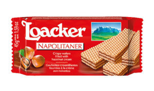Loacker Crispy Wafers Filled with Hazelnut Cream 45 g