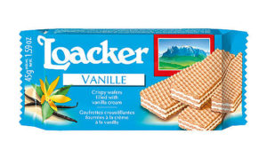 Loacker Crispy Wafers Filled with Vanilla Cream 45 g