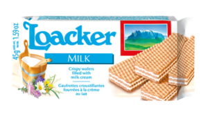 Loacker Crispy Wafers Filled with Milk Cream 45 g