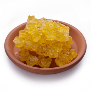 Shamirza Saffron Rock Candy in Container 12 oz