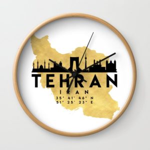 Tehran-Iran Wall Clock
