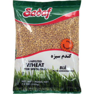 Sadaf Unpelted Wheat for Sprouting 12oz